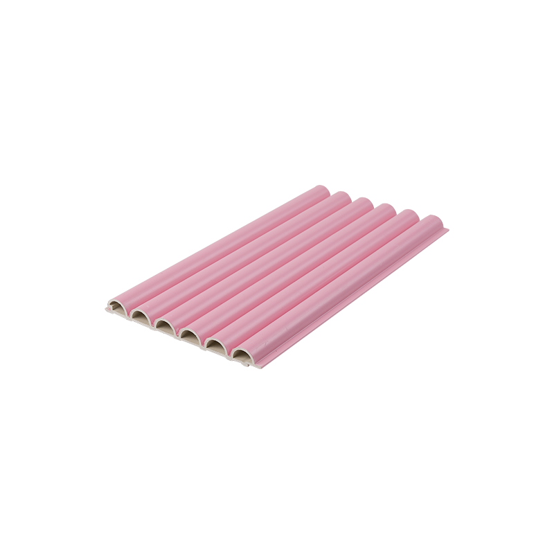153*14mm WPC Louvers vægpaneldekorationsmateriale