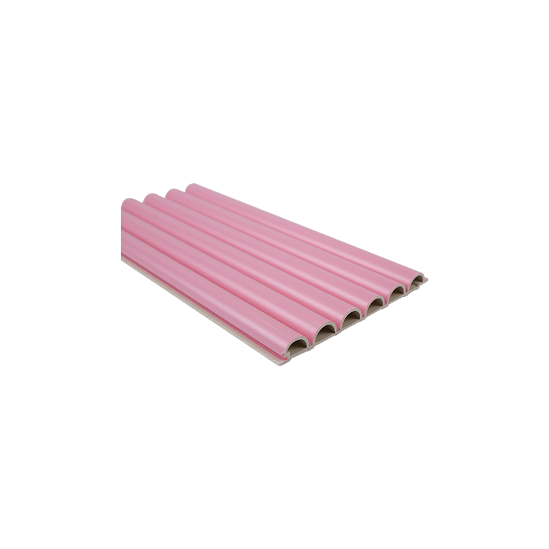 153*14mm WPC Louvers vægpaneldekorationsmateriale